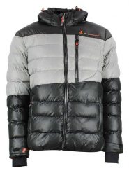 Peak Mountain Kurtka zimowa "Captin" w kolorze czarno-szarym rozmiar: XXL. Czarne kurtki Peak Mountain, na zimę, xxl, bez wzorów, bez kaptura. Za 233.45 zł.