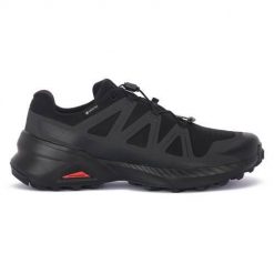 Buty do biegania męskie Salomon Speedcross Peak Gtx. Czarne buty do biegania Salomon, bez wzorów, z materiału, bez zapięcia, do biegania, salomon speedcross. Za 801.00 zł.