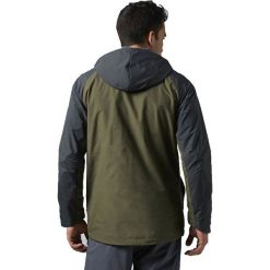 Reebok Kurtka męska SWO OW FLC Parka zielono-szara r. S (AA3777). Kurtki Reebok. Za 159.00 zł.