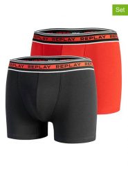 Replay Underwear Bokserki (2 pary) w kolorze czerwonym i czarnym rozmiar: M. Czarne bokserki Replay Underwear, m, bez wzorów. Za 43.99 zł.