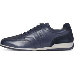 Geox tenisówki męskie Timothy 41 ciemnoniebieskie. Niebieskie trampki Geox, m, bez wzorów, bez zapięcia. W wyprzedaży za 425.00 zł.