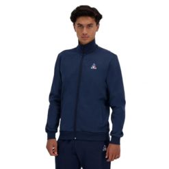 Bluza z pełnym zamkiem błyskawicznym Le Coq Sportif Essential N°1. Niebieskie bluzy le coq sportif, m, bez wzorów, bez kaptura. W wyprzedaży za 354.50 zł.