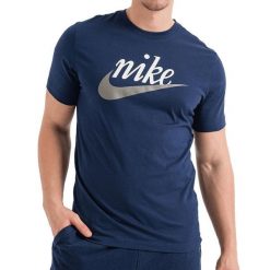T-shirt sportowy męski Nike DZ3279-410. Niebieskie t-shirty sportowe Nike, bez wzorów, bez ramiączek, na fitness i siłownię. Za 79.00 zł.