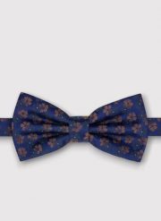 PAKO LORENTE – Granatowa mucha męska ze wzorem. Krawaty i muchy Pako Lorente, bez wzorów, z poliesteru. Za 99.99 zł.