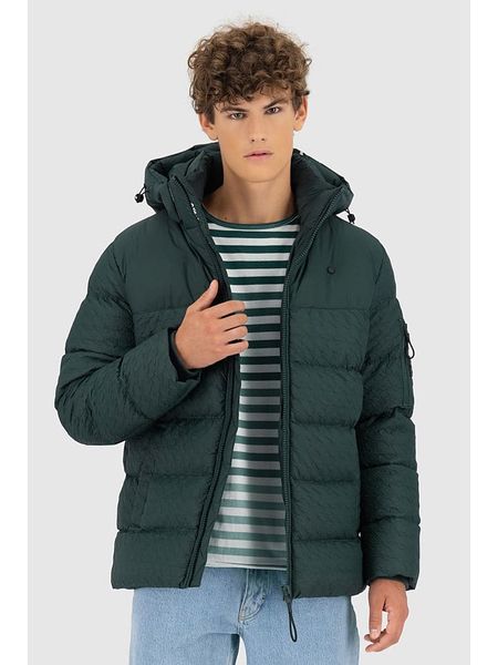 Alife and kickin Kurtka puchowa "BeatAK" w kolorze zielonym rozmiar: XXL. Zielone kurtki Alife and Kickin, na zimę, xxl, bez wzorów, z puchu, bez kaptura. Za 260.99 zł.