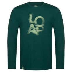 T-shirt męski Loap Altron Zielony 2xl. Czarne bluzki z długim rękawem ZSPORT, m, bez wzorów, z bawełny, bez kołnierzyka, bez ramiączek. Za 182.99 zł.