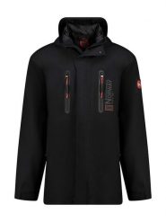 Geographical Norway Kurtka przejściowa "Ayoube" w kolorze czarnym rozmiar: 3XL. Czarne kurtki Geographical Norway, xl, bez wzorów, bez kaptura. Za 195.99 zł.