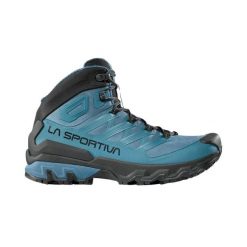 Buty trekkingowe La Sportiva Ultra Raptor 3 Mid GTX. Czarne buty turystyczne La Sportiva, bez wzorów, z gore-texu, bez zapięcia, trekkingowe, gore-tex. Za 1,031.35 zł.