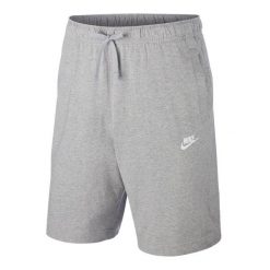 Spodenki dresowe męskie NIKE NSW CLUB bawełniane. Szare krótkie spodenki sportowe Nike, m, bez wzorów, z bawełny. Za 159.00 zł.