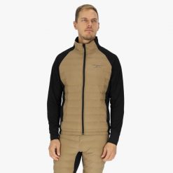 Kurtka do narciarstwa biegowego Męska Swedemount Nordic Hybrid Oddychająca. Czarne kurtki SWEDEMOUNT, m, bez wzorów, z tkaniny, bez kaptura. Za 399.99 zł.