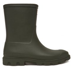 Kalosze Hunter. Zielone śniegowce Hunter, bez zapięcia. Za 369.99 zł.