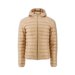 Kurtka puchowa JOTT Nico. Brązowe kurtki Jott, bez wzorów, z puchu, bez kaptura. Za 405.99 zł.