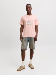 Jack & Jones Koszulka "Jorriviera" w kolorze jasnoróżowym rozmiar: XXL. Różowe bezrękawniki Jack & Jones, xxl, bez wzorów, z bawełny, bez kołnierzyka, bez ramiączek. Za 46.95 zł.