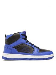 Kappa Sneakersy 243078 Czarny. Czarne buty sportowe casual Kappa, bez wzorów, ze skóry, bez zapięcia. Za 169.99 zł.