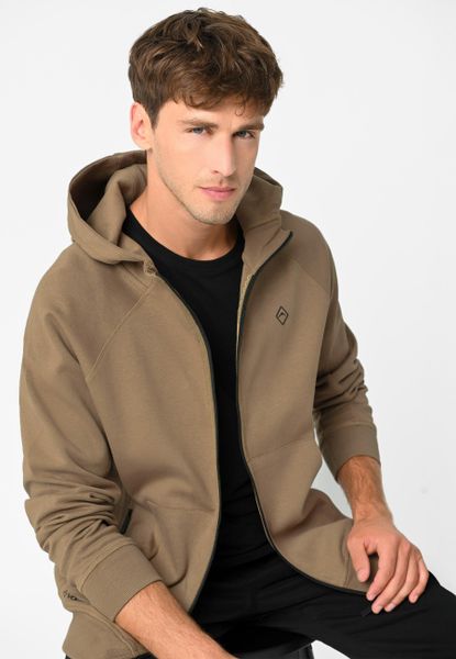 Bluza dresowa B-ANDRE. Brązowe bluzy z kapturem Volcano, l, bez wzorów, z bawełny, z kapturem. Za 189.99 zł.