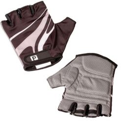 Rękawiczki rowerowe bez palców Profex XS/S wzmacniane szare. Szare rękawiczki PROFESSIONAL'S CHOICE, bez wzorów. Za 14.99 zł.