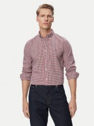 Tommy Hilfiger Koszula Gingham MW0MW43319 Czerwony Regular Fit. Czerwone koszule Tommy Hilfiger, m, bez wzorów, z bawełny, bez kołnierzyka, bez ramiączek. Za 329.99 zł.