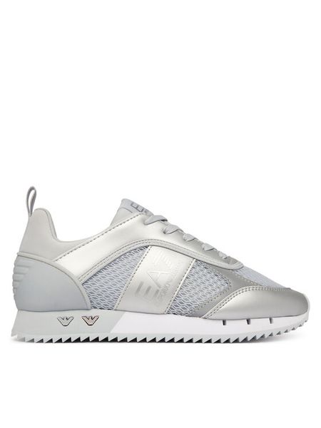 EA7 Emporio Armani Sneakersy 7X000334 AF18610 MZ586 Biały. Białe buty sportowe casual EA7 Emporio Armani, bez wzorów, ze skóry, bez zapięcia. Za 839.99 zł.