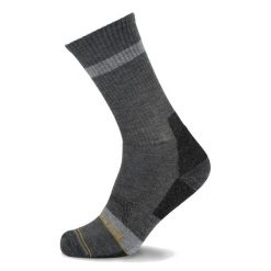 Skarpety turystyczne Lorpen Mhmcm Merino Hike Midweight Crew. Szare skarpety LORPEN, bez wzorów, z materiału. Za 125.00 zł.