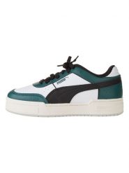 Puma Skórzane sneakersy "Ca Pro Sport" w kolorze zielono-białym rozmiar: 45. Białe trampki sportowe Puma, bez wzorów, bez zapięcia. Za 170.87 zł.