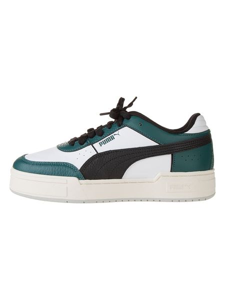 Puma Skórzane sneakersy "Ca Pro Sport" w kolorze zielono-białym rozmiar: 43. Białe trampki sportowe Puma, bez wzorów, bez zapięcia. Za 231.68 zł.