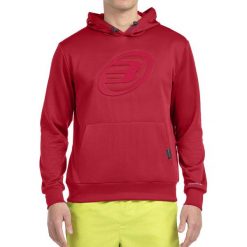 Bullpadel Gomese Sweatshirt. Czerwone bluzy bullpadel, bez wzorów, bez kaptura. W wyprzedaży za 185.20 zł.