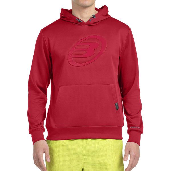 Bullpadel Gomese Sweatshirt. Czerwone bluzy bullpadel, bez wzorów, bez kaptura. W wyprzedaży za 168.25 zł.