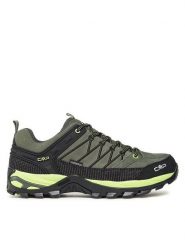 CMP Trekkingi Rigel Low Trekking Shoes Wp 3Q13247 Zielony. Zielone buty trekkingowe CMP, bez wzorów, ze skóry, bez zapięcia. Za 349.99 zł.