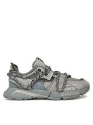 Lacoste Sneakersy 7-49SMA0012 Szary. Szare buty sportowe casual LACOSTE, bez wzorów, ze skóry, bez zapięcia. Za 619.99 zł.