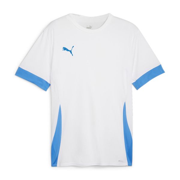 Koszulka męska PUMA T-shirt Bluzka Sportowa Treningowa DryCELL. Białe t-shirty sportowe Puma, bez wzorów, z jersey, bez ramiączek, do piłki nożnej. Za 82.99 zł.