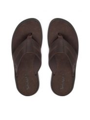 Timberland Japonki TB0A2R4EEWI1 Brązowy. Brązowe japonki Timberland, bez wzorów, ze skóry. Za 269.99 zł.