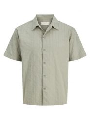 Jack & Jones Koszula "Riviera" w kolorze zielonym rozmiar: M. Zielone koszule Jack & Jones, m, bez wzorów, z bawełny, bez kołnierzyka, bez ramiączek. Za 93.94 zł.