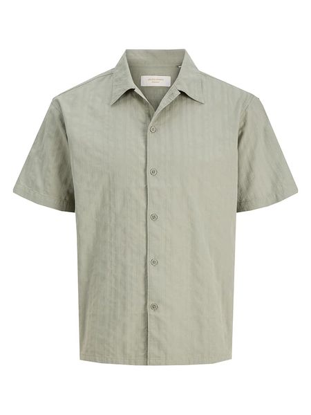 Jack & Jones Koszula "Riviera" w kolorze zielonym rozmiar: M. Zielone koszule Jack & Jones, m, bez wzorów, z bawełny, bez kołnierzyka, bez ramiączek. Za 93.94 zł.