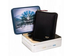 Portfel skórzany Peterson [DH] PTN 340.02 czarny. Czarne portfele Peterson, bez wzorów, ze skóry. Za 104.00 zł.