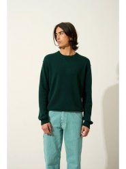 AUTHENTIC CASHMERE Kaszmirowy sweter "Nolan" w kolorze ciemnozielonym rozmiar: L. Zielone swetry nierozpinane AUTHENTIC CASHMERE, l, bez wzorów, z kaszmiru, bez kołnierzyka, bez ramiączek. Za 506.95 zł.
