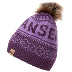 Czapka zimowa unisex Helly Hansen Champow Beanie. Fioletowe czapki zimowe Helly Hansen, bez wzorów. Za 64.99 zł.