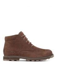 Sorel Trzewiki Madson II Chukka Wp NM3847 Brązowy. Brązowe botki sznurowane Sorel, bez wzorów, z nubiku, bez obcasa, bez zapięcia. Za 859.99 zł.