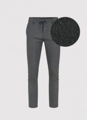 PAKO LORENTE – Męskie spodnie w kolorze szarym. Szare spodnie materiałowe Pako Lorente, na co dzień, na jesień, l, bez wzorów, z elastanu, casualowe. Za 179.99 zł.