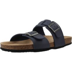 Sandały GEOX U SANDAL GHITA B Niebieski. Niebieskie sandały Geox, z syntetyku, bez zapięcia. Za 264.99 zł.