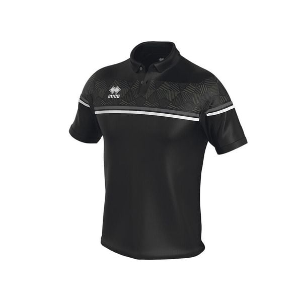 Polo Errea Dominic Polo Mc Ad 07780 Czarny Przód Biały Dorośli. Czarne koszulki polo ERREA, m, bez wzorów, bez kołnierzyka, bez ramiączek. Za 206.55 zł.