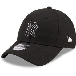 Czapka z daszkiem New York Yankees POP Outline 9Forty. Czarne czapki z daszkiem New Era, bez wzorów. Za 170.50 zł.