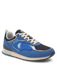 U.S. Polo Assn. Sneakersy TABRY007 Niebieski. Niebieskie buty sportowe casual U.S. Polo Assn., bez wzorów, z materiału, bez zapięcia. Za 215.99 zł.