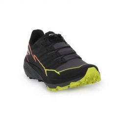 Buty do biegania męskie Salomon Thundercross. Czarne buty do biegania Salomon, bez wzorów, z materiału, bez zapięcia, do biegania. Za 592.00 zł.