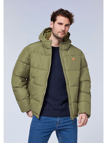 Polo Sylt Kurtka pikowana w kolorze zielonym rozmiar: 3XL. Zielone kurtki Polo Sylt, xl, bez wzorów, bez kaptura. Za 254.14 zł.