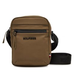 Saszetka Tommy Hilfiger. Brązowe saszetki i nerki Tommy Hilfiger, bez wzorów. Za 349.99 zł.