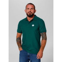 Koszulka męska Pitbull Polo Pique Rockey. Białe koszulki polo PITBULL, m, bez wzorów, bez kołnierzyka, bez ramiączek. Za 159.99 zł.