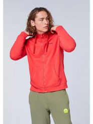 Chiemsee Bluza "Zwiko" w kolorze czerwonym rozmiar: M. Czerwone bluzy Chiemsee, m, bez wzorów, bez kaptura. Za 154.79 zł.