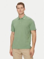 Jack&Jones Polo William 12257315 Zielony Regular Fit. Zielone koszulki polo Jack&Jones, m, bez wzorów, z bawełny, bez kołnierzyka, bez ramiączek. Za 79.99 zł.