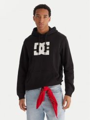 DC Shoes Bluza EDYSF03261 KVJ0 Czarny Regular Fit. Czarne bluzy DC Shoes, m, bez wzorów, z bawełny, bez kaptura. Za 349.99 zł.