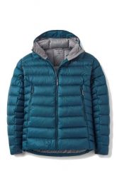 Kurtka trekkingowa puchowa męska Electron Pro Hoody. Zielone kurtki RAB, m, bez wzorów, z puchu, z kapturem. Za 1,419.99 zł.